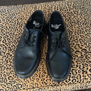 Dr. Martens Black Leather Derbys